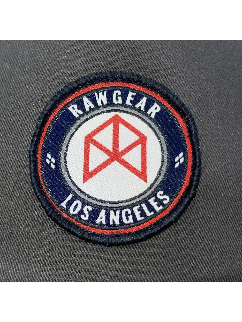 Rawgear Los Angeles California Distressed Mesh Trucker Snapback Hat Cap Fitness